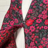 Pink PolyCotton Floral Dress Fabric Arianna Brocade CU