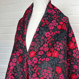 Pink PolyCotton Floral Dress Fabric Arianna Brocade Mannequin