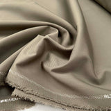 At The Slopes Polyester Wool Khaki Woven Suit Fabric CU