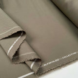 At The Slopes Polyester Wool Khaki Woven Suit Fabric Fold