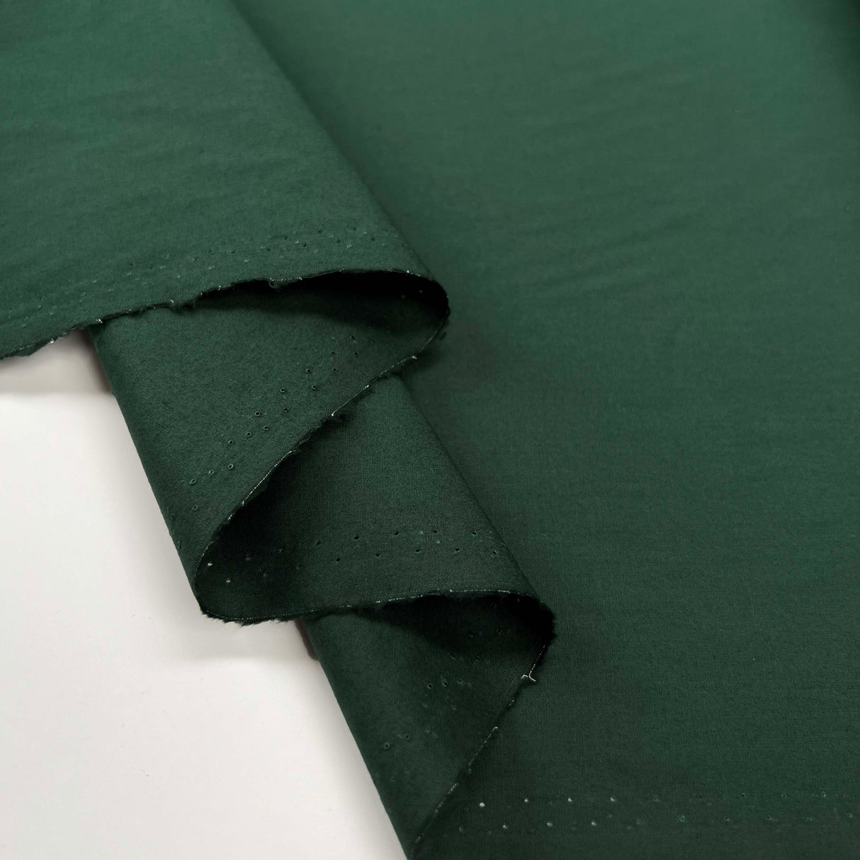 Italian Ex Designer Plain Weave Fabric Autumn Cotton Shirt - Bottle Fold