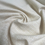 Avorio Cotton Cream Dobby Weave Coating Fabric CU