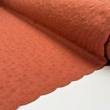 Gentle Rust - Embroidered Cotton