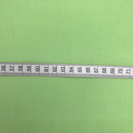 Green Cotton Baby Needlecord Fabric Baby Driver Lime Ruler