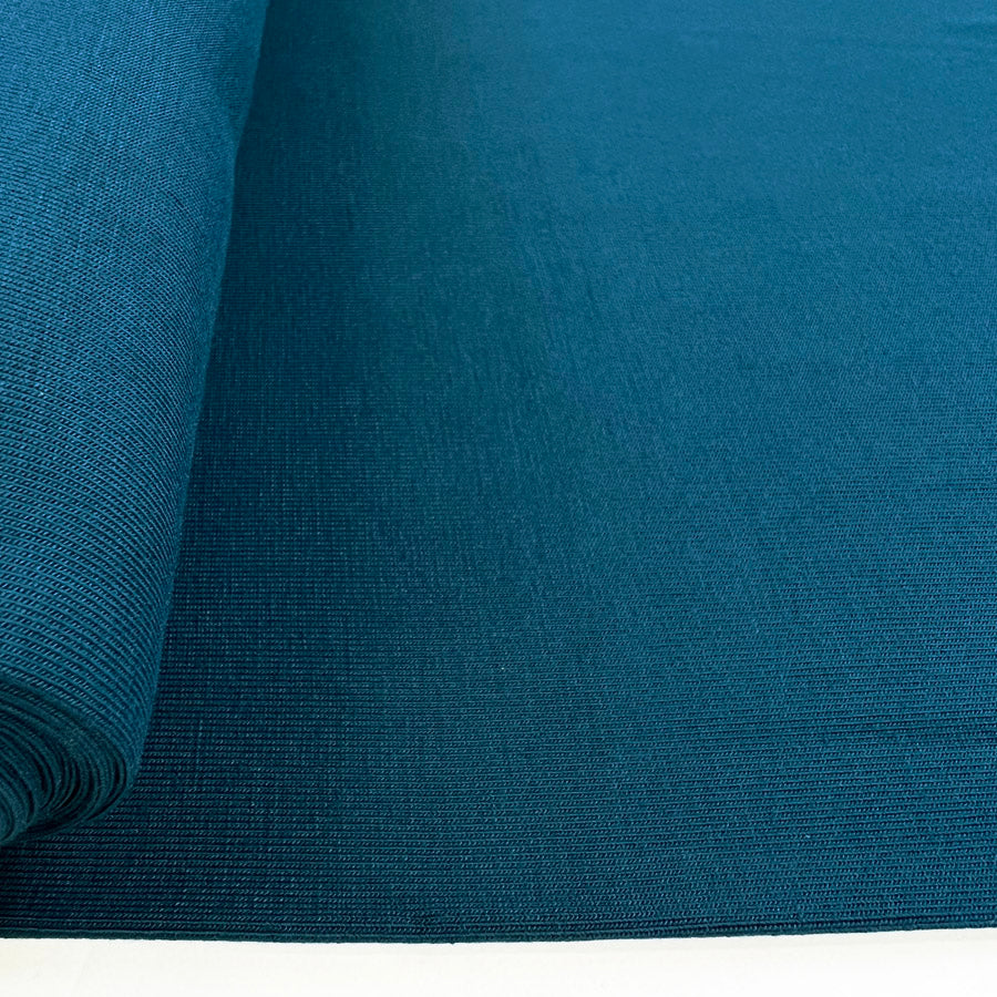 Bamboo Elastane Jersey Dress Fabric Teal Bolt