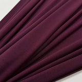 Oeko-Tex Bamboo Elastane Jersey Fabric Purple Bamboo Jersey - Wine Stretch