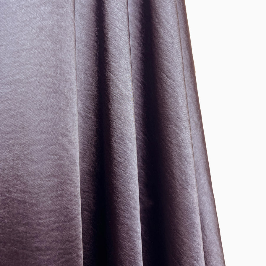 Bella Satin Stretch Lavender Polyester Elastane Smooth Dressmaking Fabric Hang
