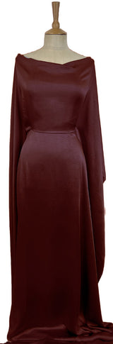 Bella Satin Stretch Red Polyester Elastane Smooth Dressmaking Fabric Mannequin