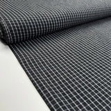 Black Check Shirting