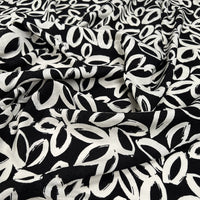 Black & White Inky Floral