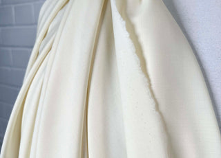 Blandings Virgin Wool Cream Plain Fabric Hang