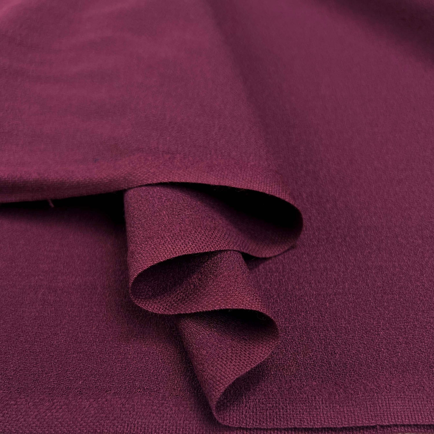 British Wool Crepe - Plum