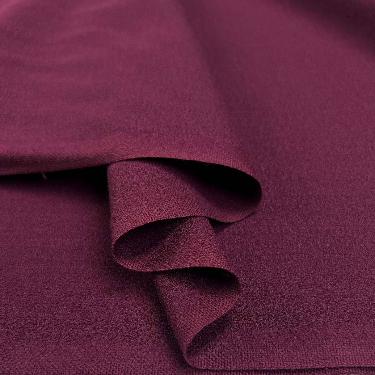 British Wool Crepe - Plum