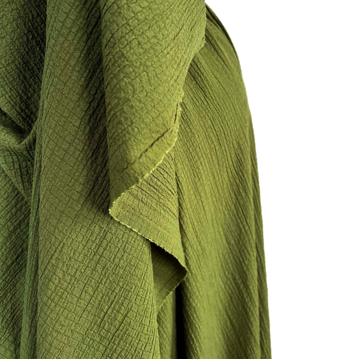 Bubble_Viscose_Green_Polyester_Elastane_195gsm_Crinkle_Woven_Dress_Fabric_CU