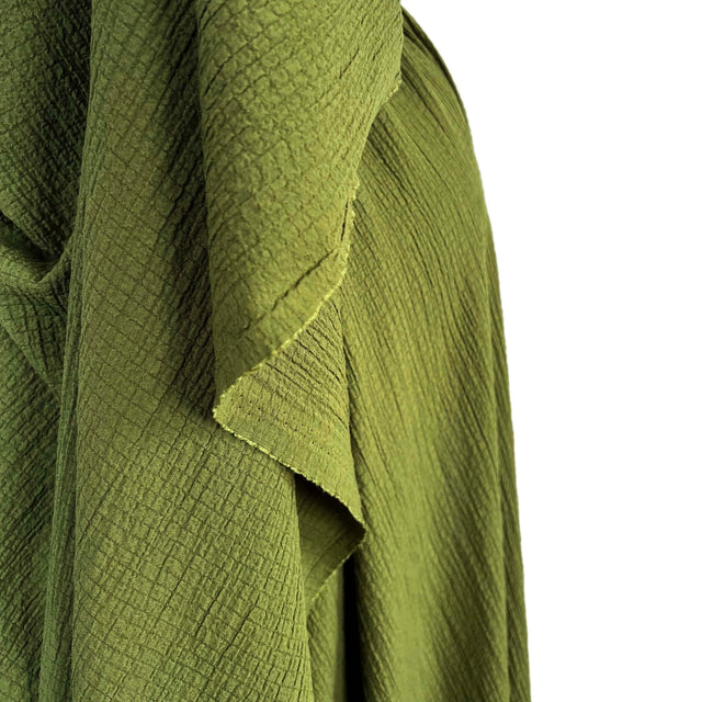 Bubble_Viscose_Green_Polyester_Elastane_195gsm_Crinkle_Woven_Dress_Fabric_CU