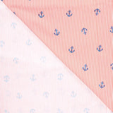 C Pop Anchor s Away Printed Cotton Poplin 120gsm Dress Fabric Fold