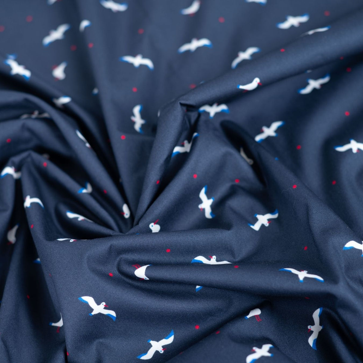 C Pop Gullivanting Printed Cotton Poplin 120gsm Dress Fabric CU