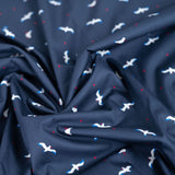C Pop Gullivanting Printed Cotton Poplin 120gsm Dress Fabric CU