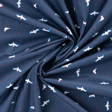 C Pop Gullivanting Printed Cotton Poplin 120gsm Dress Fabric Swirl