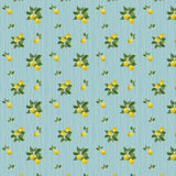 C Pop Mint Lemonade Printed Cotton Poplin 120gsm Dress Fabric Flat