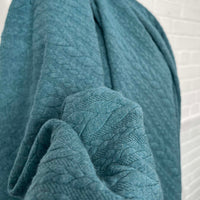Cable Jersey - Teal Marl