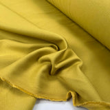 Pale Mustard Italian Cotton Moleskin Suit Fabric Call Me Mellow Yellow CU