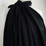 Calling All Stretch Black Viscose Elastane Suiting Fabric Mannequin