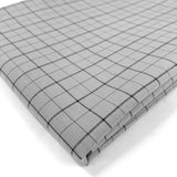 Grey Cotton Shirting Check This Out Early Morning Mist Fold