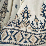 Cleopatra Sands Cotton Polyester Embroidered Dress Fabric CU
