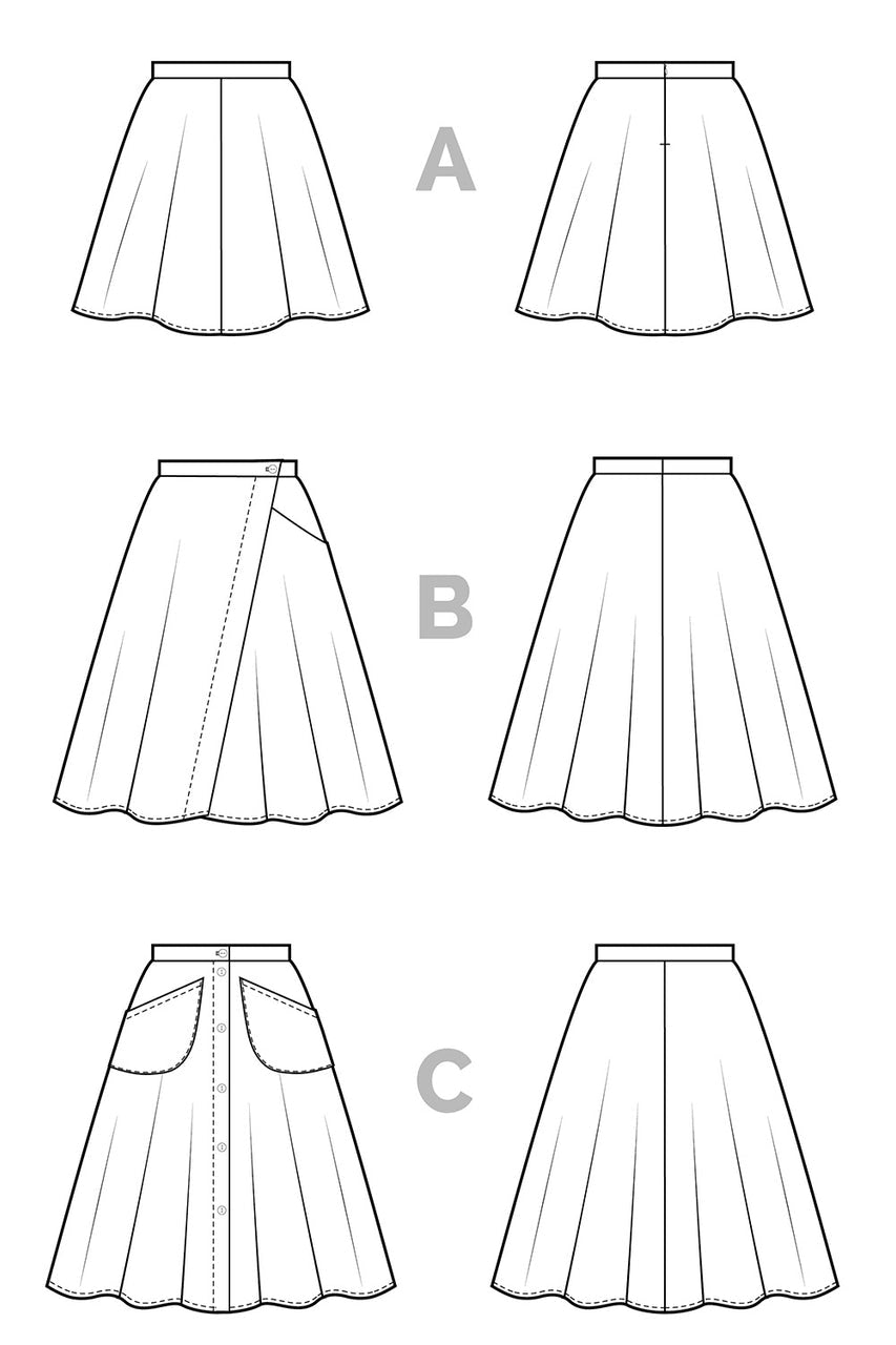 Closet Core Patterns - Fiore Skirt Pattern