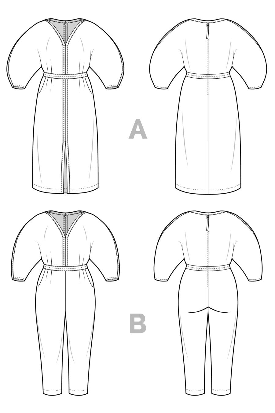 Closet Core Patterns - Jo Dress & Jumpsuit Pattern