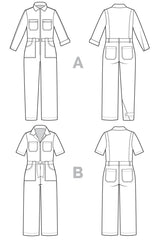 Closet Core Patterns - Blanca Flight Suit Pattern