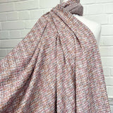 Confetti Tweed Pink Polyester Metallic Elastane Jersey Fabric Mannequin