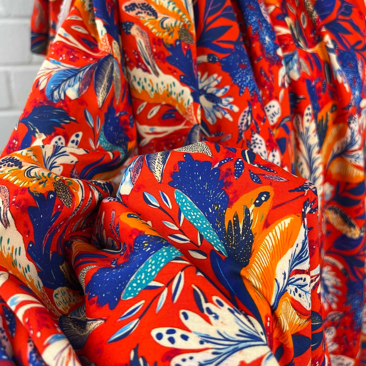 Coral Botanical Burst