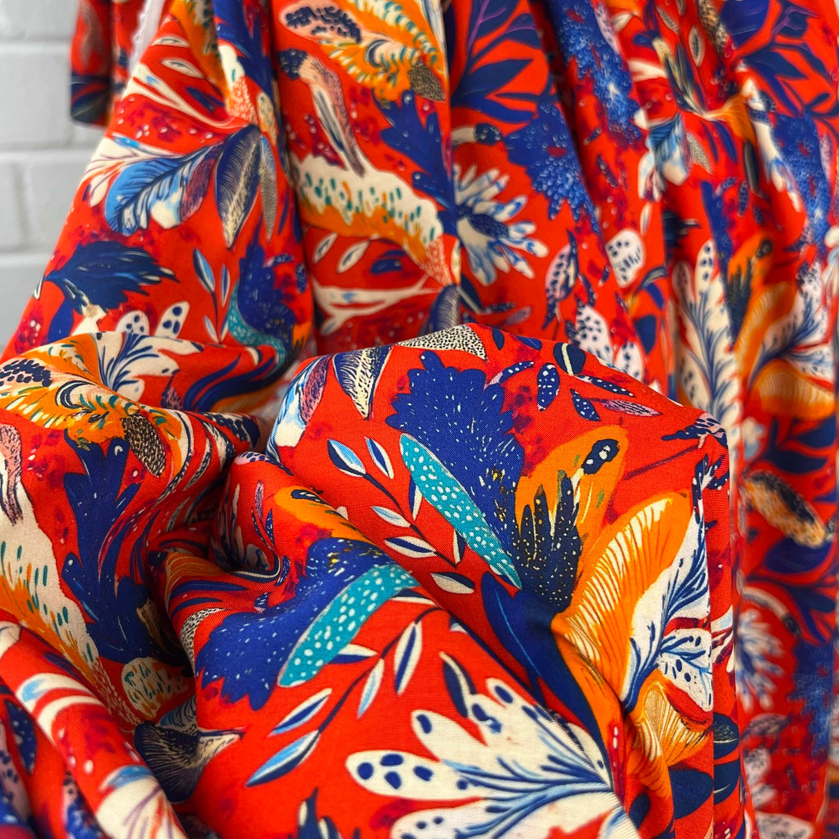 Coral Botanical Burst