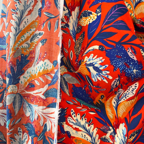 Coral Botanical Burst