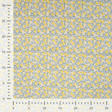 Cotton Dobby Lemon Trellis Printed Cotton 95gsm Dress Fabric Ruler