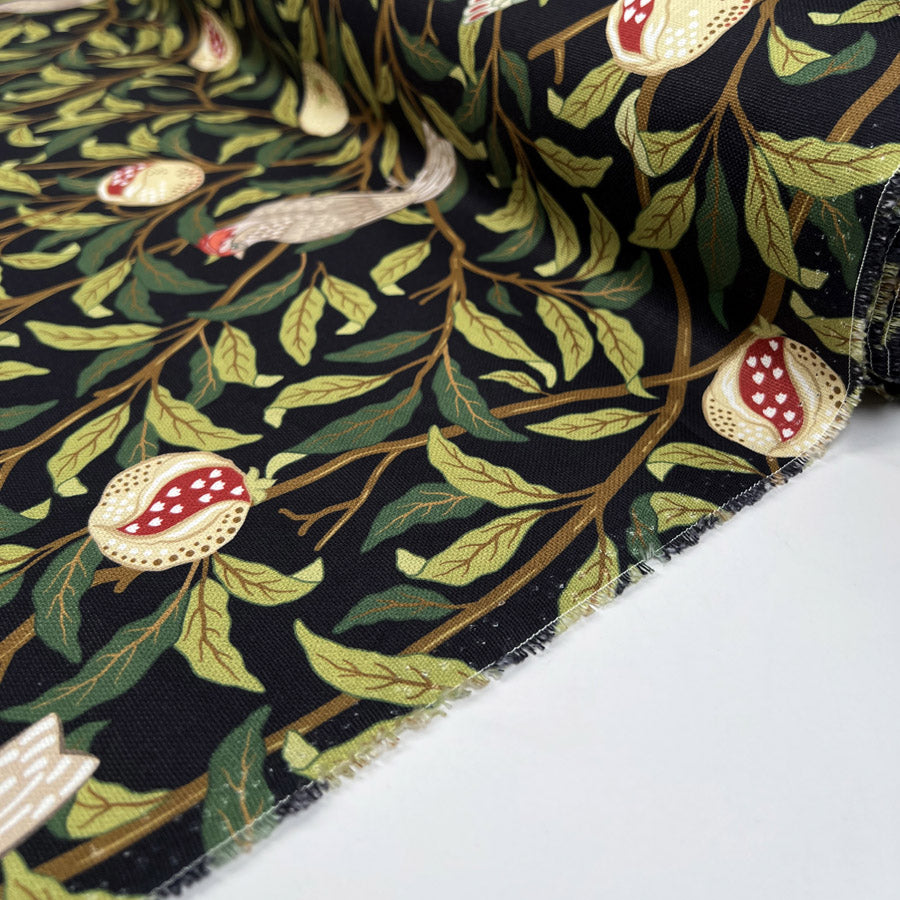 Cotton Canvas - Painted Blooms - Birds