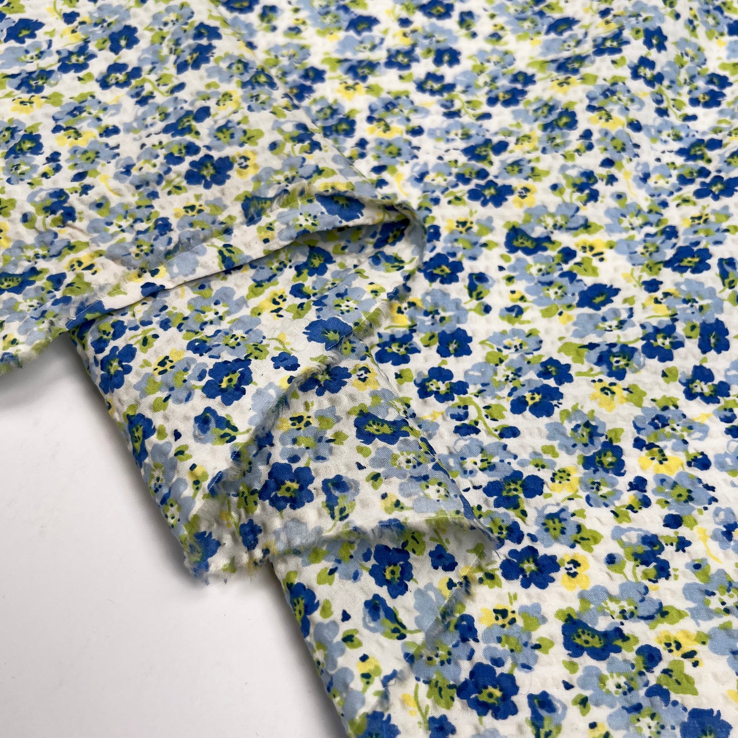 Cotton Seersucker - Cottage Garden