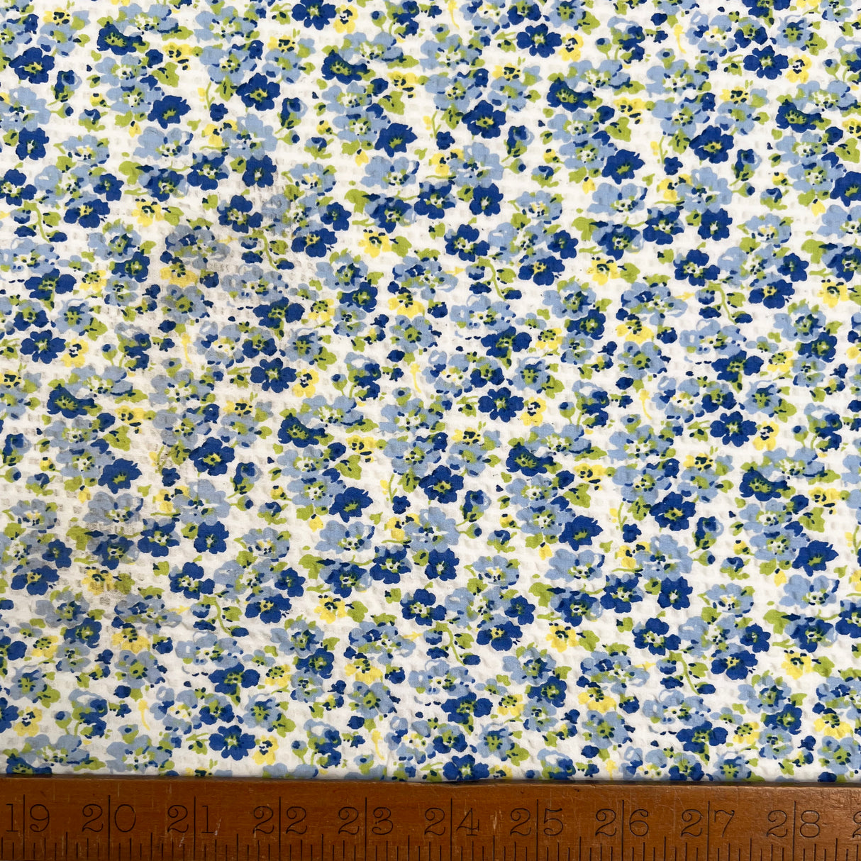 Cotton Seersucker - Cottage Garden