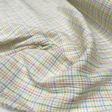 Cotton Seersucker - Pastel Check