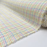 Cotton Seersucker - Pastel Check