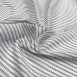 Cotton Shirting - Ice Blue Stripe