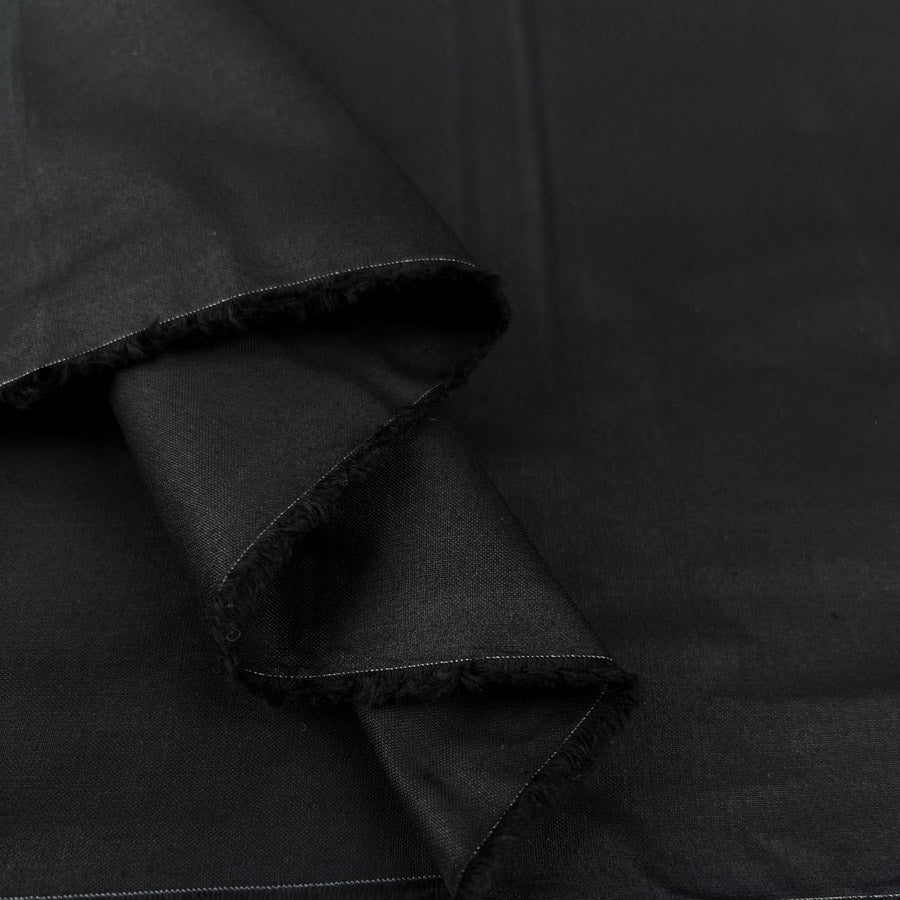 Remnant - Cotton Silesia - Black (0.8m)