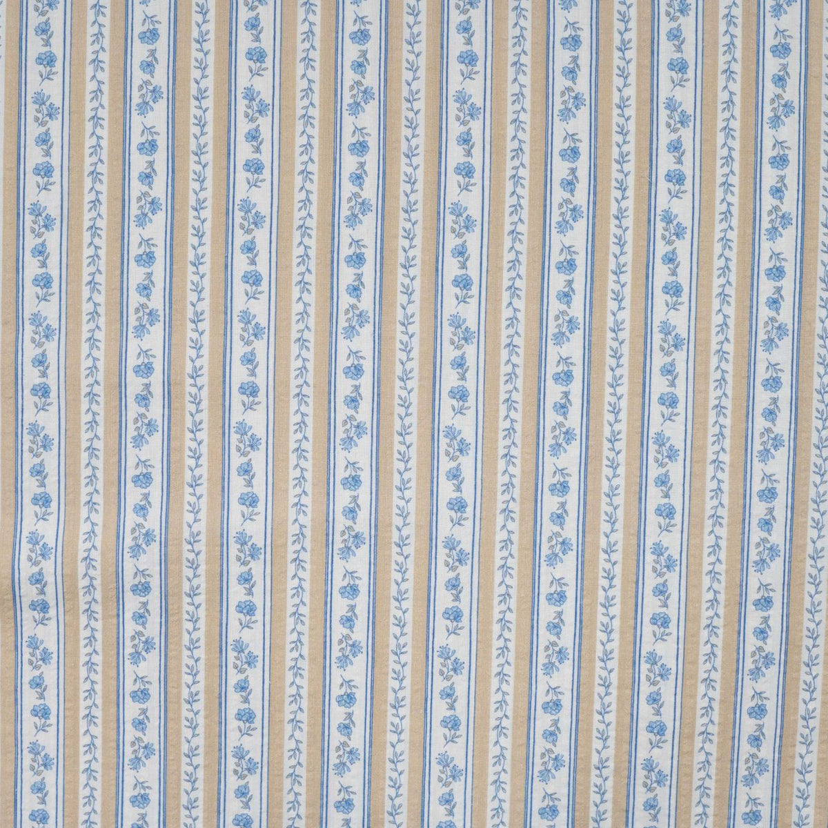 Cotton Voile Bluebell Lane Printed Cotton Voile 115gsm Dress Fabric Flat