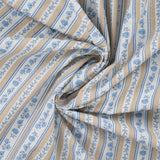 Cotton Voile Bluebell Lane Printed Cotton Voile 115gsm Dress Fabric Swirl