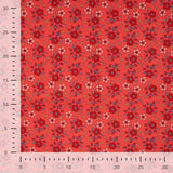 Cotton Voile Sunset Posy Printed Cotton Voile 115gsm Dress Fabric Ruler