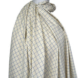 Cream & Yellow Check Cotton Twill Shirting Fabric Country House Mannequin