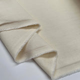 Custard Cream Italian Cotton Twill Soft Fabric Roll