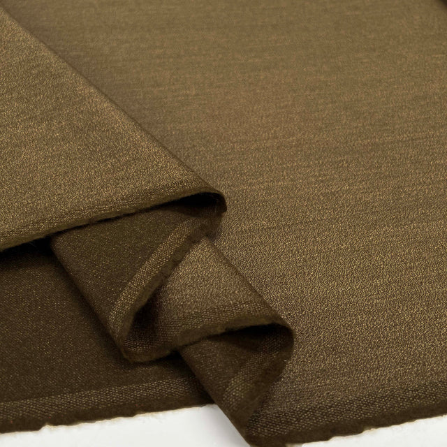 Dark Mustard 100% Wool Suiting Dressmaking Fabric Cuts Mustard Fold